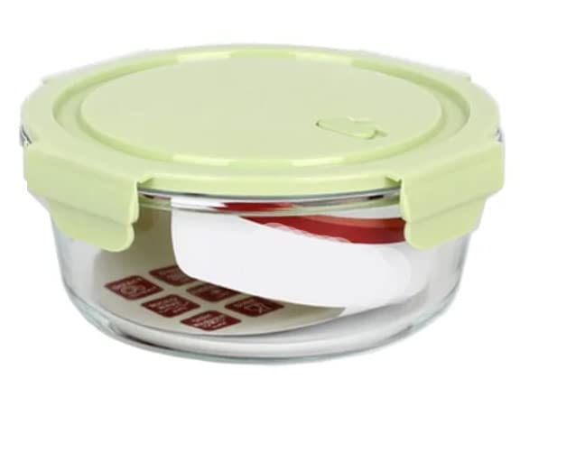 Borosilicate Airtight Glass Bowl – Pack of 2 (620 ml)