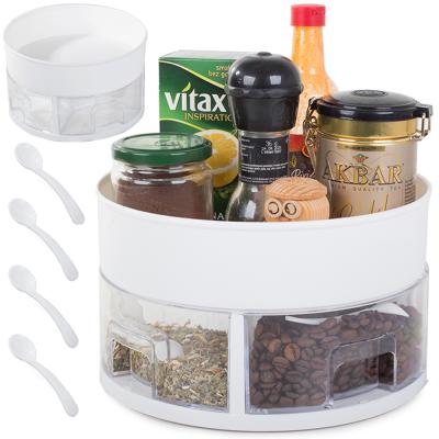 Multifunctional Revolving Kitchen Storage Rack (6 Compartments)
