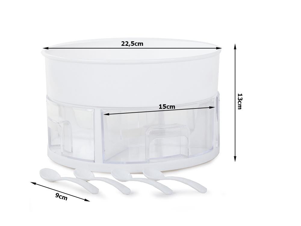 Multifunctional Revolving Kitchen Storage Rack (6 Compartments)