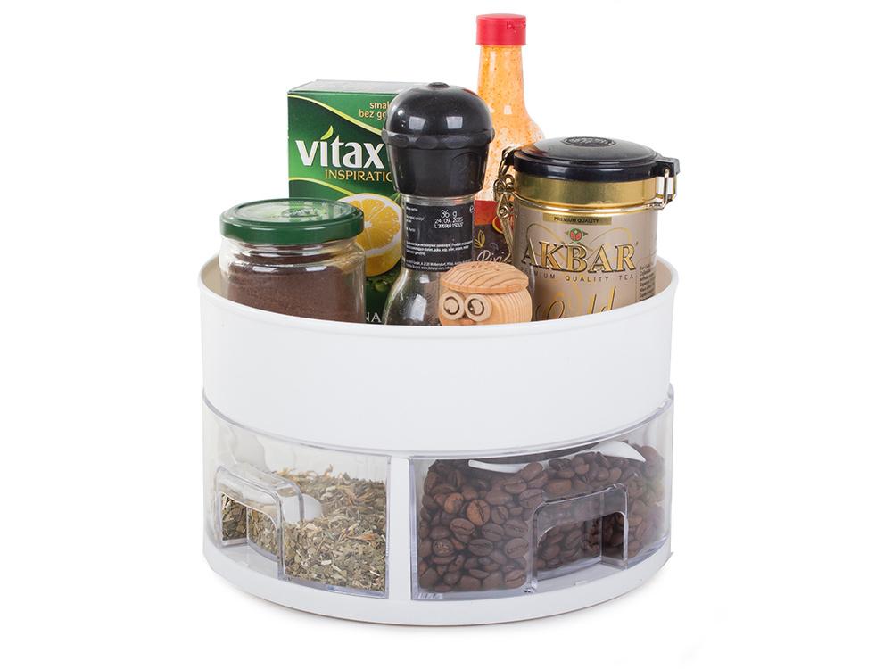 Multifunctional Revolving Kitchen Storage Rack (6 Compartments)