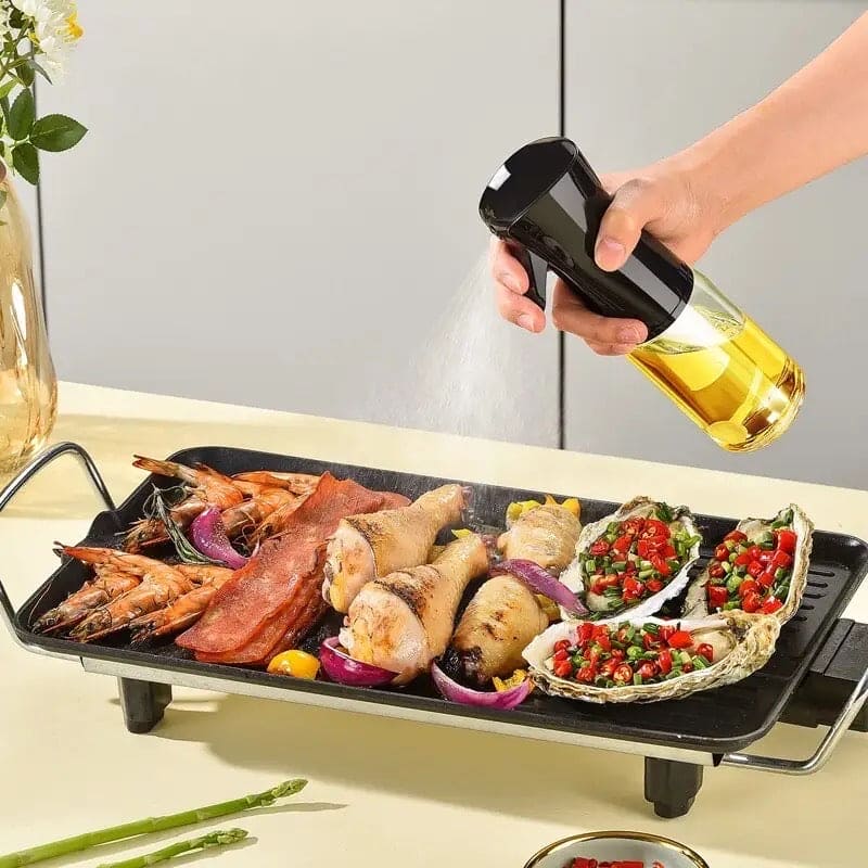 Glass Oil Sprayer With Cap (220mL)