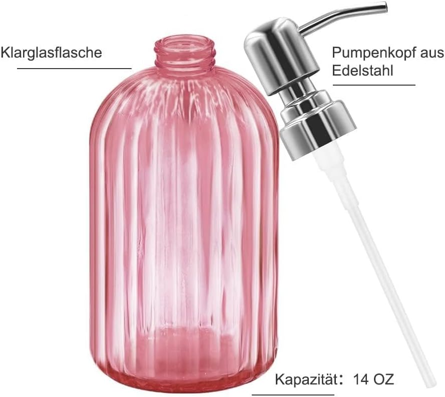 Glass Soap Dispenser – 500 ml