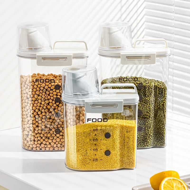 Acrylic Cereal Jar (3 Sizes)