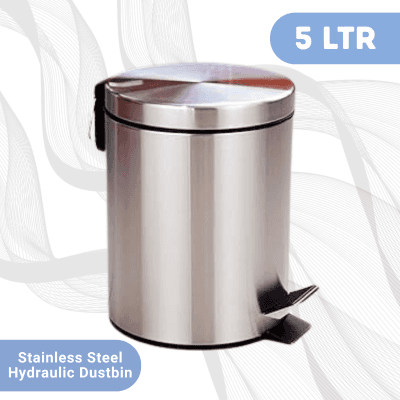Stainless Steel Hydraulic Paddle Dustbin