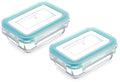 Borosilicate Rectangular Glass Bowl – Pack of 2