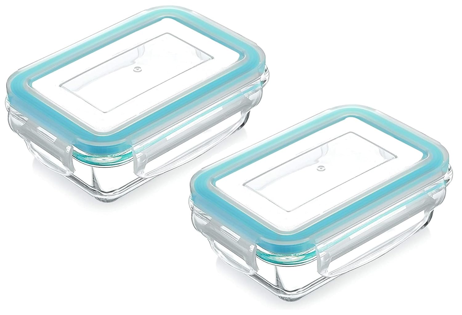 Borosilicate Rectangular Glass Bowl – Pack of 2