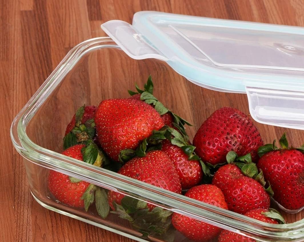 Borosilicate Rectangular Glass Bowl – Pack of 2