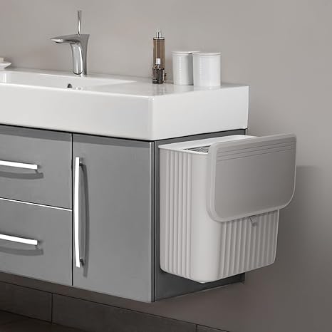 Kitchen/Washroom Wall Hanging Dustbin (Fancy)