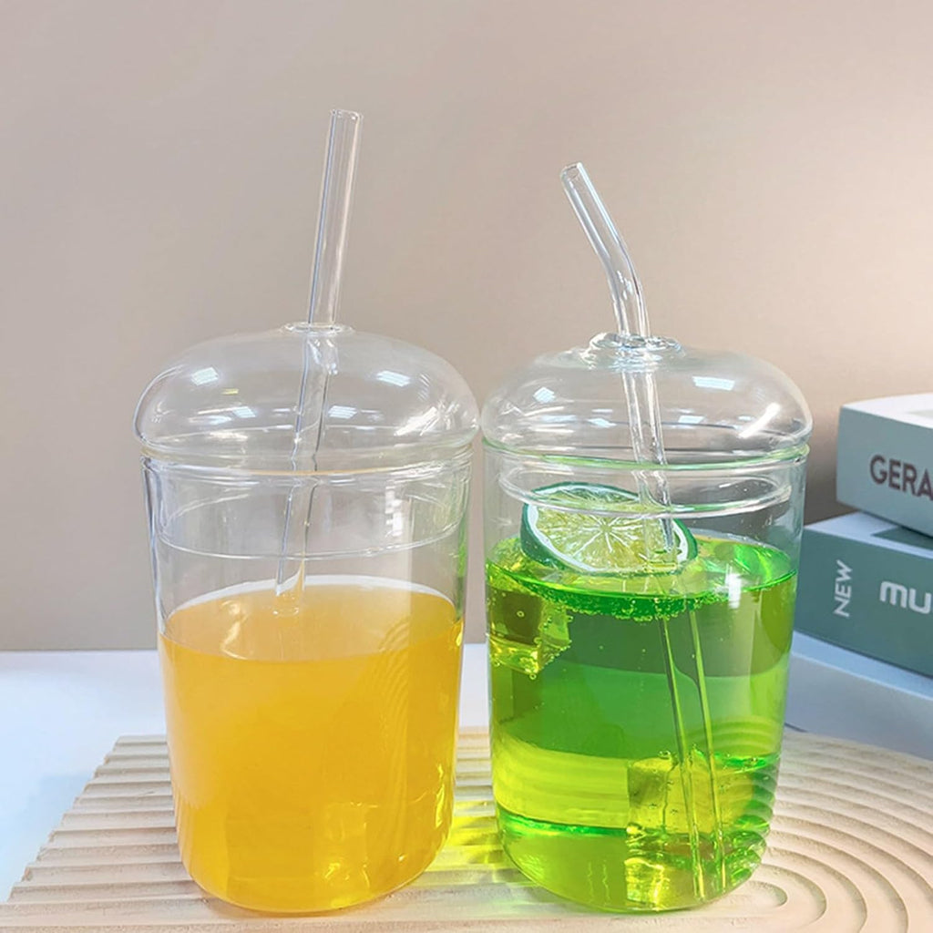 Glass Tumbler with Dome Lid