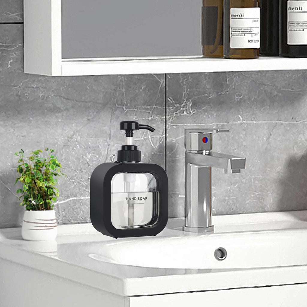 Black Hand Soap Dispenser Bathroom