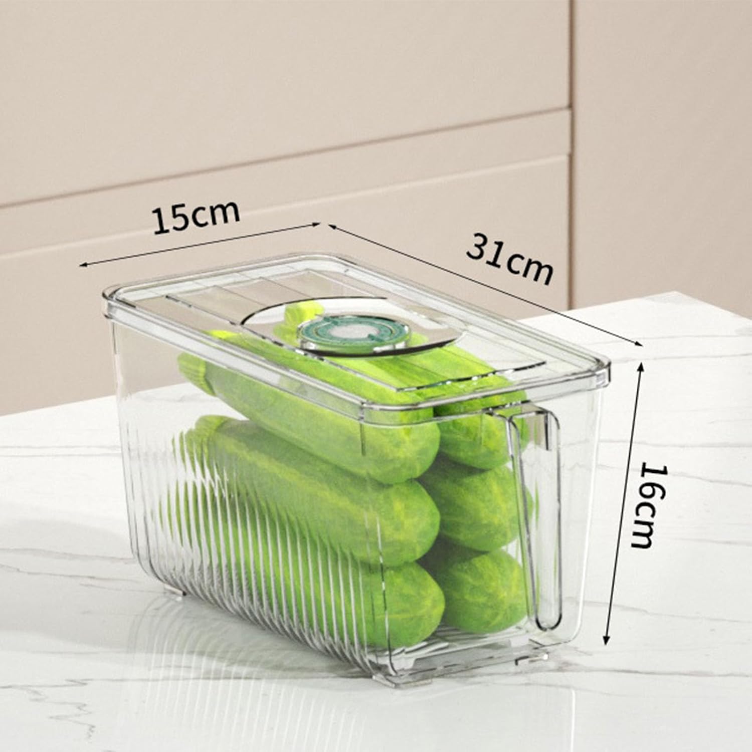 Acrylic Fridge Box With Handle
