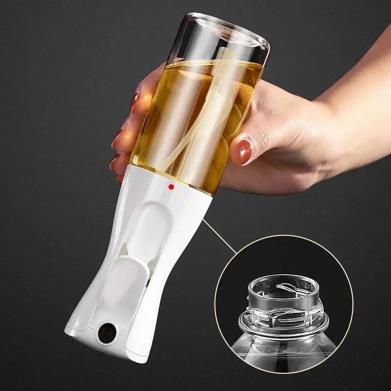 Glass Oil Sprayer With Cap (220mL)