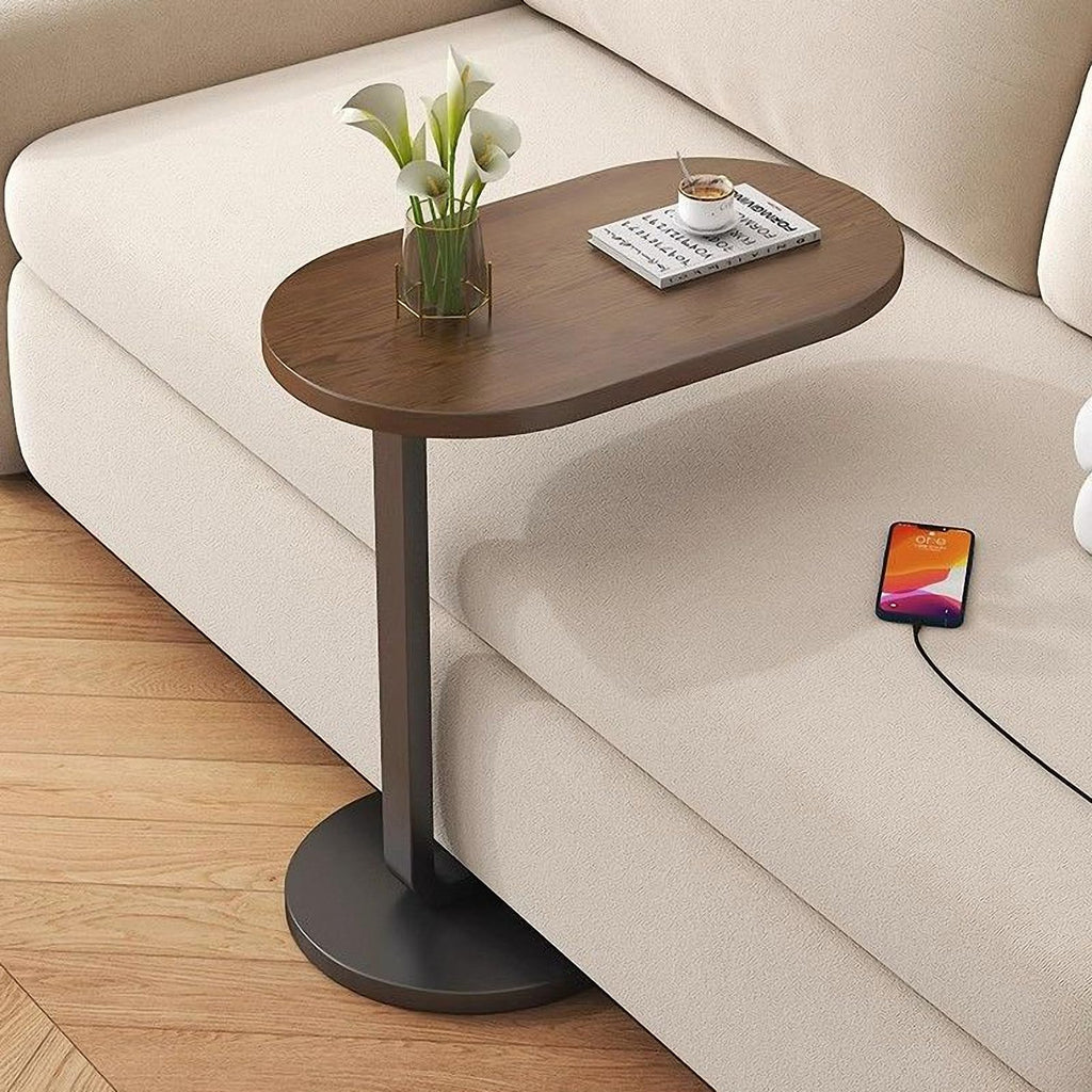 C-Shaped Coffee Table – Modern Multipurpose Side Table