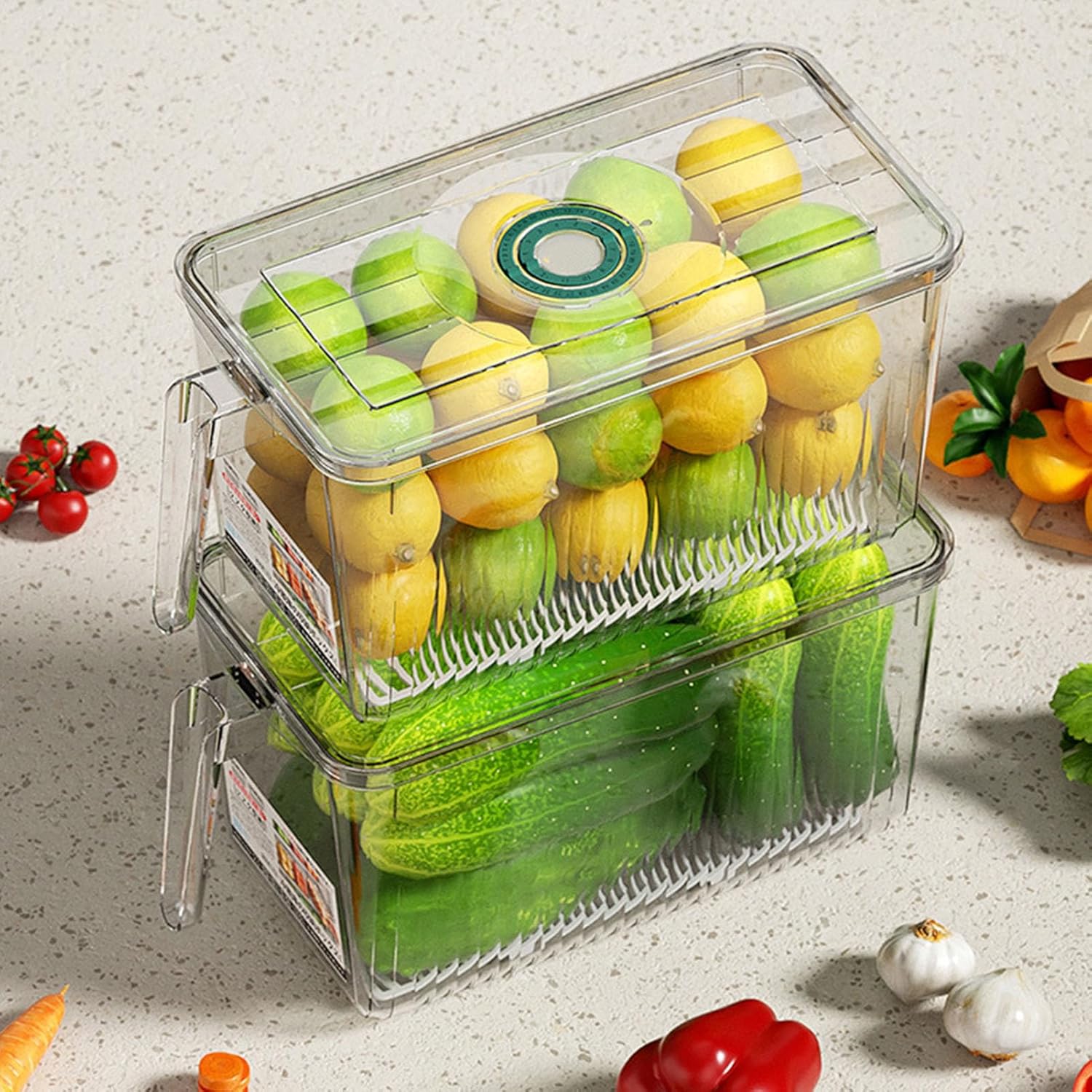 Acrylic Fridge Box With Handle