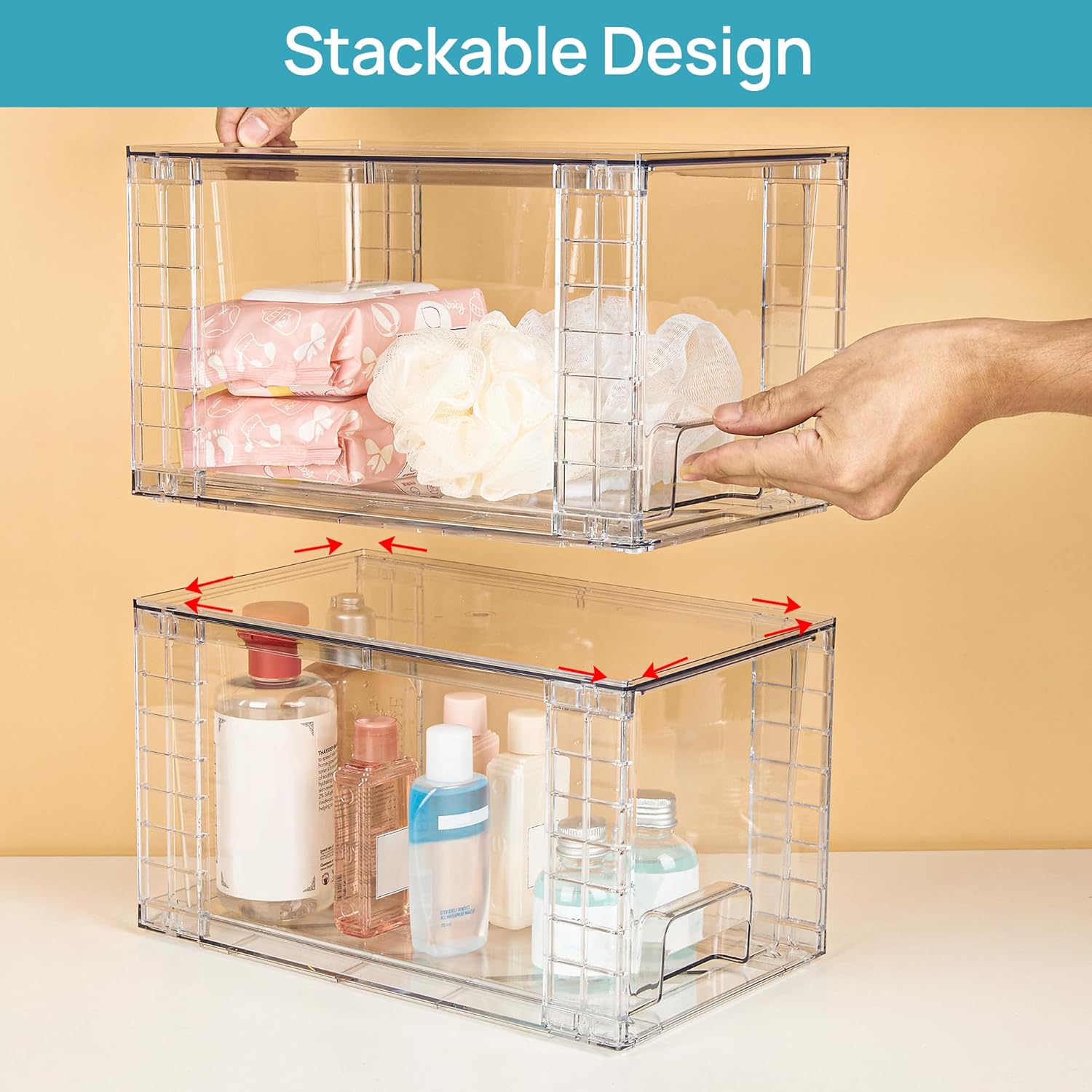 Stackable Acrylic Storage Rack