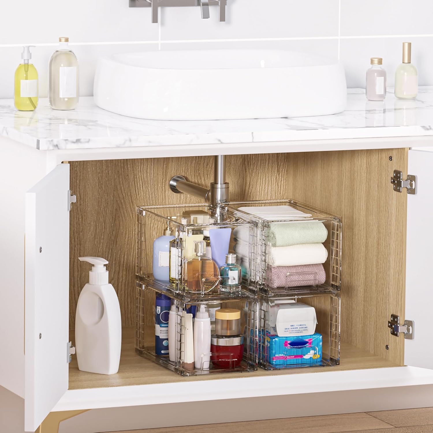 Stackable Acrylic Storage Rack