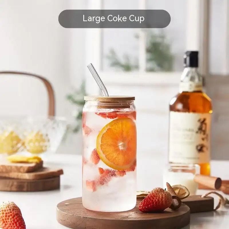 Sipper Mug With Glass Straw