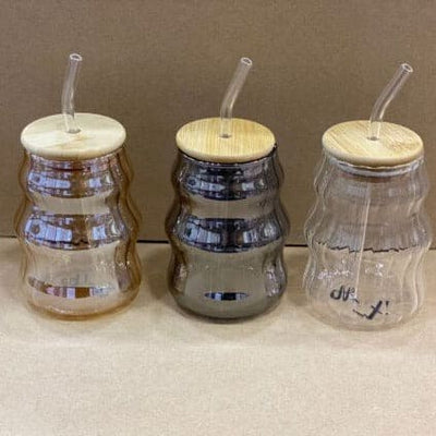 Sipper Mug With Glass Straw