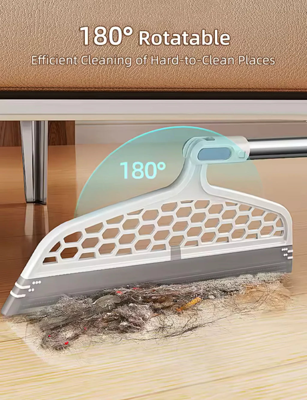 180° Rotatable Magic Rubber Broom Mop