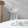 Round Transparent Borosilicate Drinking Tumbler