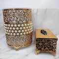 Acrylic Dustbin Tissue Box Set