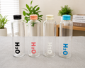 Borosilicate Glass Water Bottle with Plastic Lid