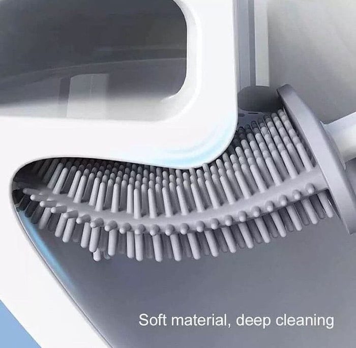 Adhesive Silicone Commode Brush (PVC Rod)