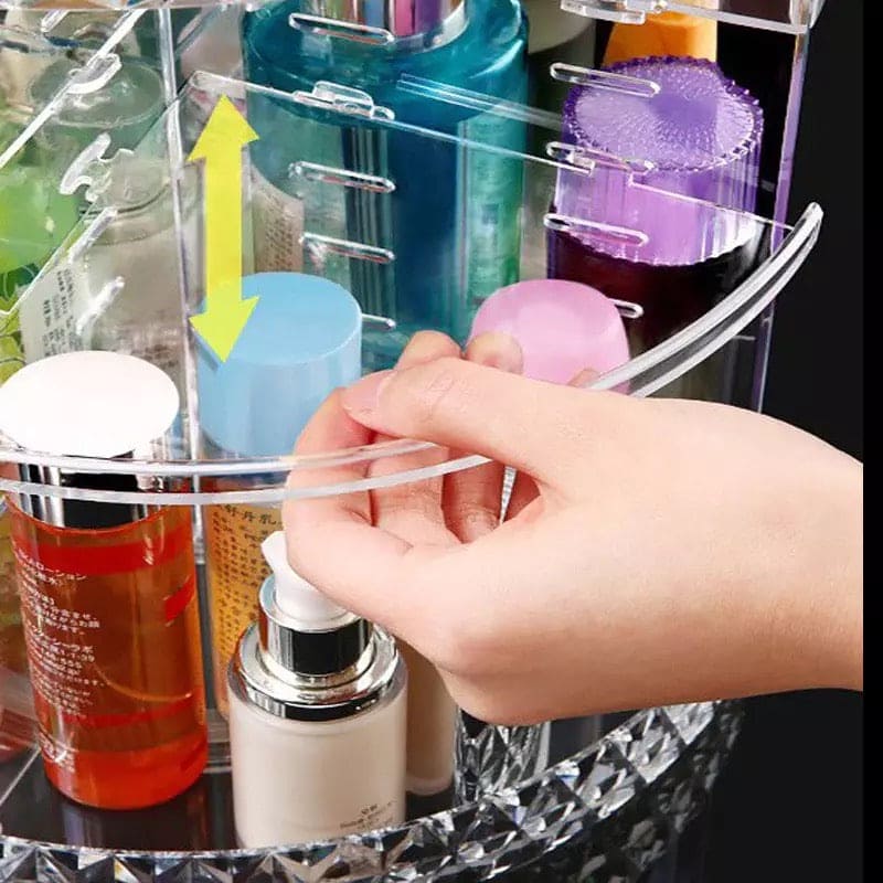 Acrylic Revolving Cosmetic & Makeup Organizer