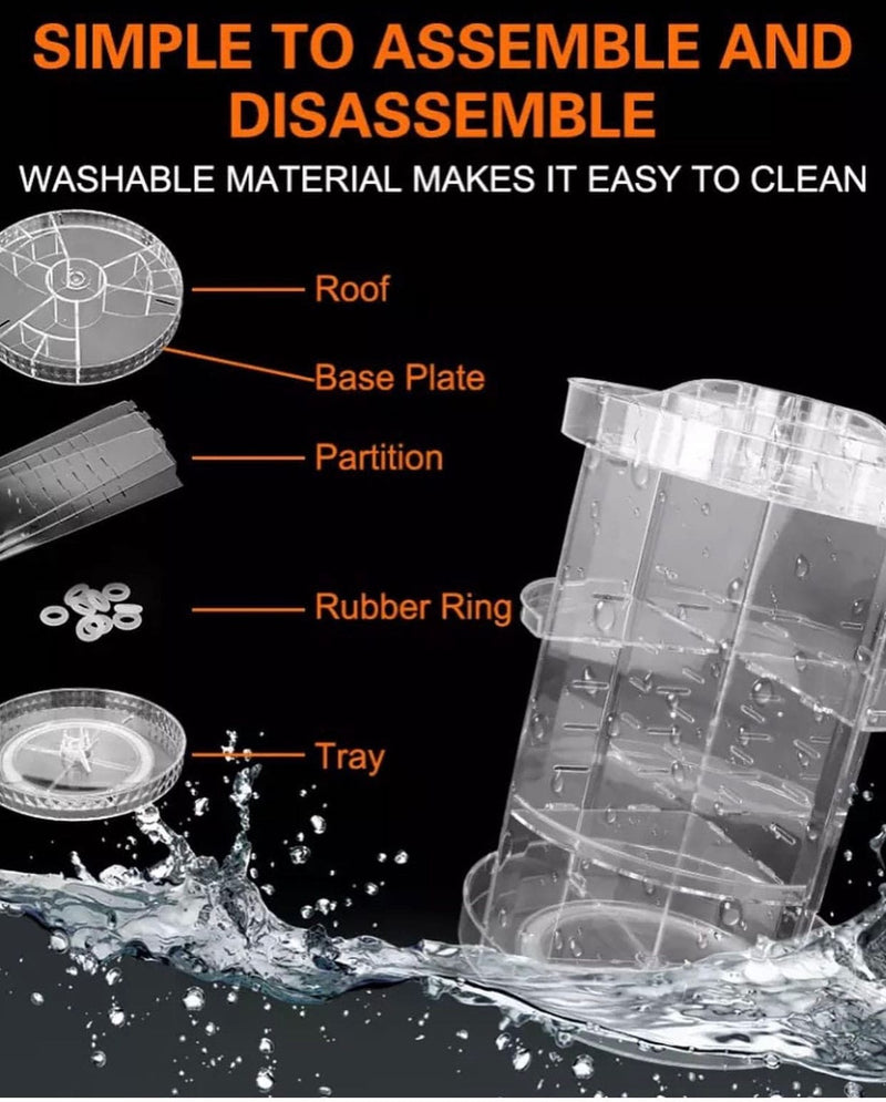 Acrylic Revolving Cosmetic & Makeup Organizer
