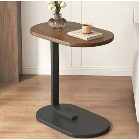 C-Shaped Coffee Table – Modern Multipurpose Side Table